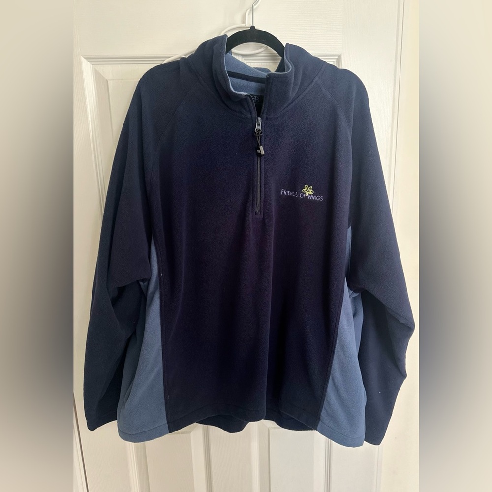 Highland Bay HB Men’s 2XL Long Sleeve Fleece Pull Over Friends Of Wings